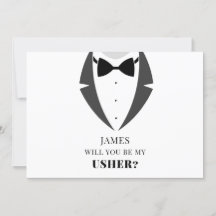 スーツを着て僕のグルームズマンになってくれ！ ベストマン 提案 カード