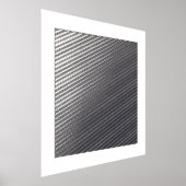 スーツを着て壁の前に立っている男性 箔ポスター (レイダウン)