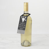 スーツを着て私のグロマースタキシード ボトルネックタグ (アングル)