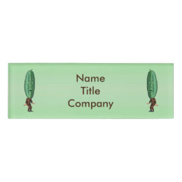 スーツカッコいいを着たヴィンテージ漬け頭2人 名札