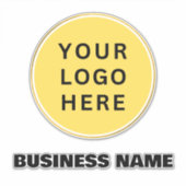 スーツケーカスタムス&ビジネス名のロゴ シール (正面)