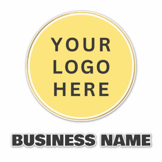 スーツケーカスタムス&ビジネス名のロゴ シール (正面)