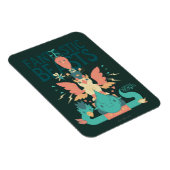 スーツケースから出てくる風変わりな獣 マグネット (右側)