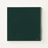 スーツケースから漫画の怪獣が登場 ノートブック (裏面)