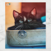 スーツケースにフェリーニ、準備ができて（心 – ）旅行 –  ワインラベル (シングルラベル)