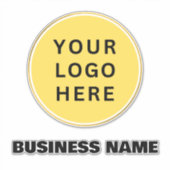 スーツケースのカスタムロゴ＆ビジネス名 シール (正面)