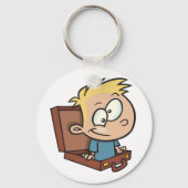 スーツケースのキーチェーンの子ども キーホルダー (正面)