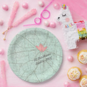 スーツケースの紙皿 ペーパープレート (パーティー)