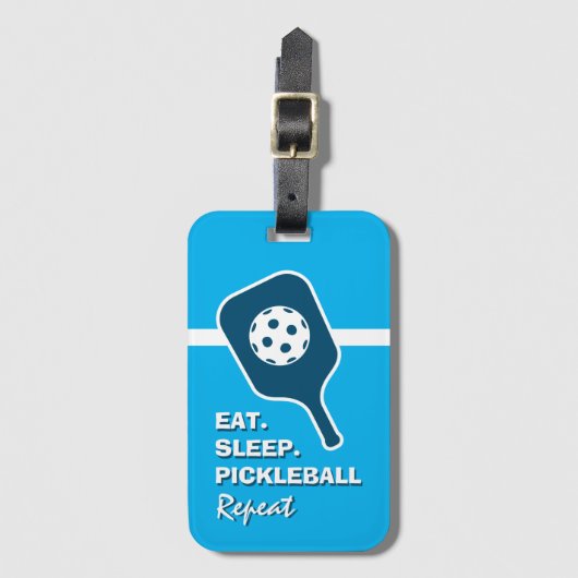 スーツケースまたはバッグ用のPickleBall旅行荷物タグ ラゲッジタグ (正面縦)