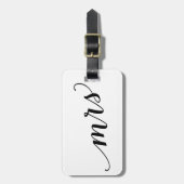 スーツケースタグの奥様 ラゲッジタグ (正面縦)