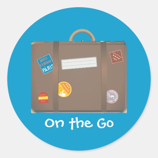 スーツケーステンプレート ラウンドシール (正面)