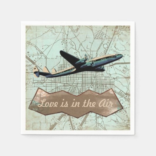 スーツケースパーティーナプキン スタンダードカクテルナプキン (正面)