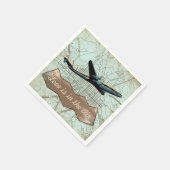 スーツケースパーティーナプキン スタンダードカクテルナプキン (角)