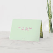 スーツケースプラントスタ恋しく思ンドのYOUカード サンキューカード (裏面)