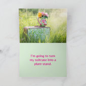 スーツケースプラントスタ恋しく思ンドのYOUカード サンキューカード (内部)