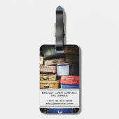 スーツケース写真 ラゲッジタグ (裏面縦)