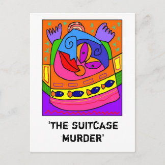 「スーツケース殺人事件」 ポストカード