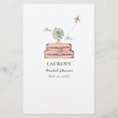 スーツケース「どこにいた」ブライダルシャワーゲーム (裏面)