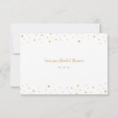 スーツケース + グローブ ハネムーン基金 封入カード 招待状 (裏面)