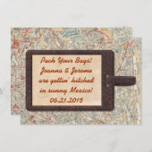 スーツケース タグ Save The Date セーブザデート (正面/裏面)