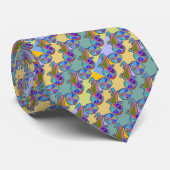 スーツスタイリッシュサイクリング柄 ネクタイ (ロール)