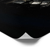 スーツ姿のワニ ポスター (角)