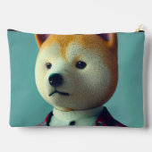 スーツ姿の犬 アクセサリーポーチ (裏面)