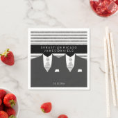スーツ氏とグレー・タイズ・ゲイ結婚ズ スタンダードカクテルナプキン (インサイチュ)
