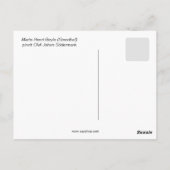 スーデンマルクによるスタンダール ポストカード (裏面)