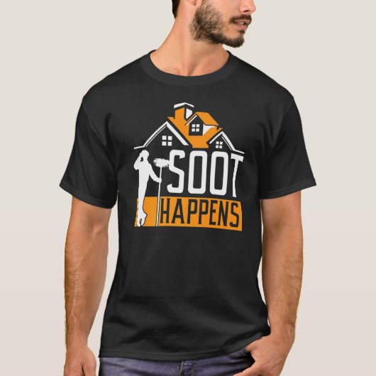 スートが起こる職業の暖炉の煙突の掃除人 Tシャツ (正面)