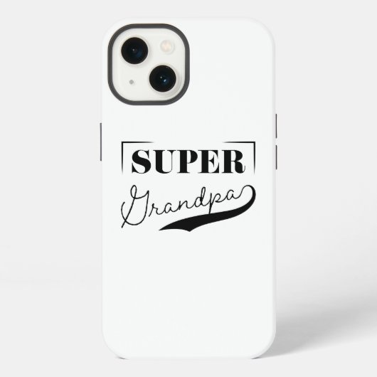 スーパーおじいちゃん iPhoneケース (裏面)