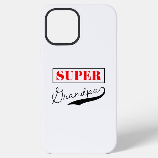スーパーおじいちゃん iPhoneケース (裏面)