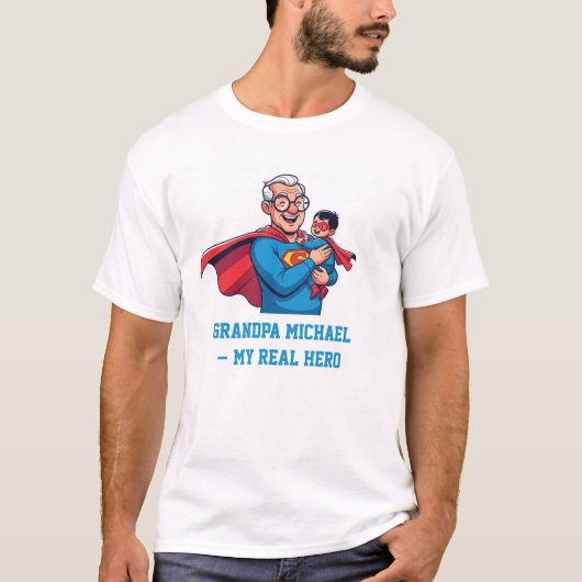 スーパーおじいちゃんTシャツ Tシャツ (正面)