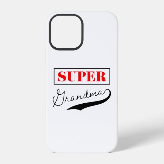 スーパーおばあちゃん iPhoneケース (裏面)