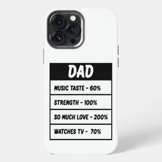 スーパーお父さん iPhoneケース (裏面)