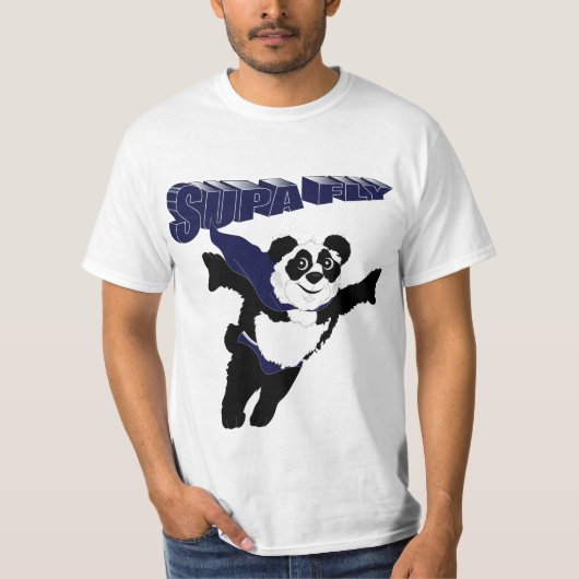 スーパーで飛ぶような男 Tシャツ (正面)