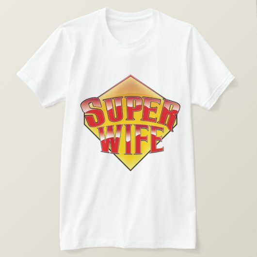スーパーな妻 Tシャツ (デザイン正面)