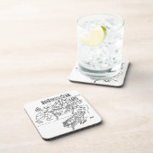 スーパーに刑事を置く コースター (右側)