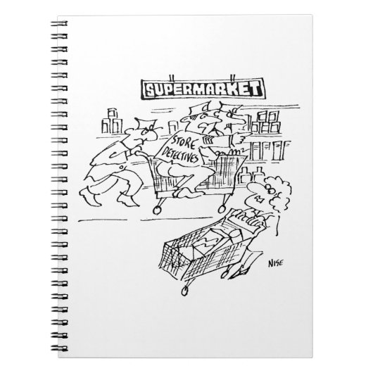 スーパーに刑事を置く ノートブック (正面)