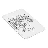 スーパーに刑事を置く マグネット (右側)