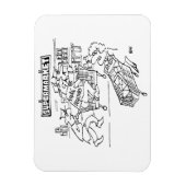 スーパーに刑事を置く マグネット (縦)