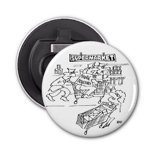 スーパーに刑事を置く 栓抜き (正面)