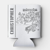 スーパーに刑事を置く 缶クーラー (裏面)