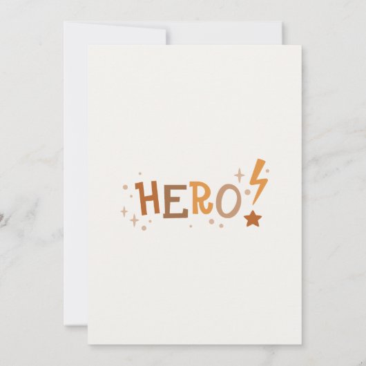 スーパーアニマル キッズ誕生日感謝カード サンキューカード (裏面)