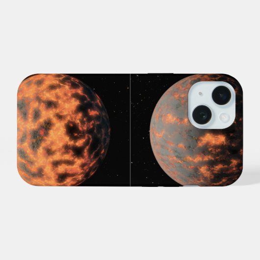 スーパーアース 55 Cancri E iPhone 15ケース (裏面横)