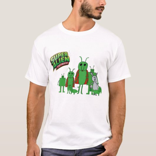スーパーエイリアンムービー グラフィックTシャツ Tシャツ (正面)