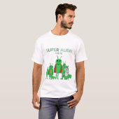 スーパーエイリアンムービーTシャツ+キャスト Tシャツ (正面フル)