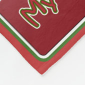 スーパーカワイイ「私の学校の初日」 フリースブランケット (角)