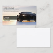 スーパーカーの自動車ディーラー 名刺 (正面/裏面)