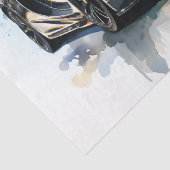 スーパーカーレーシングカーのデコパージュ 薄葉紙 (詳細)